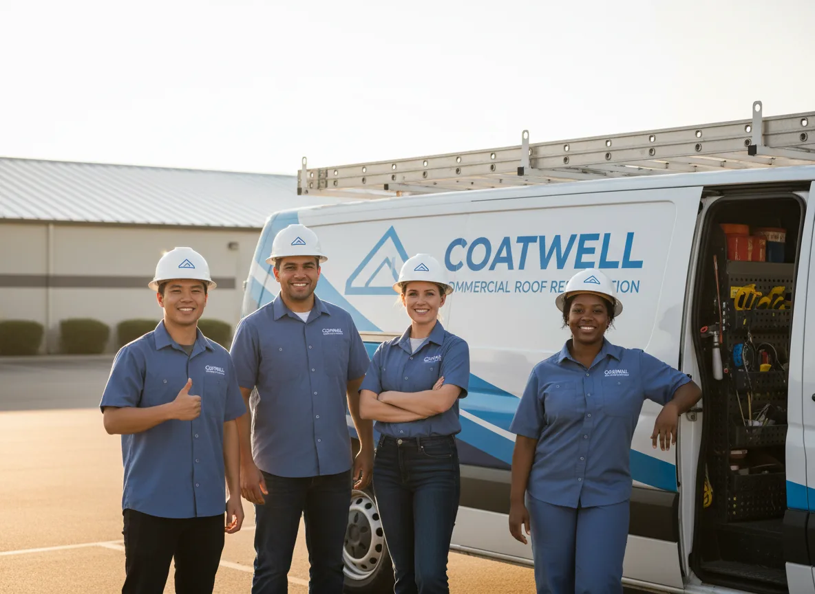 Commercial roof coating company in Murrayville, IL